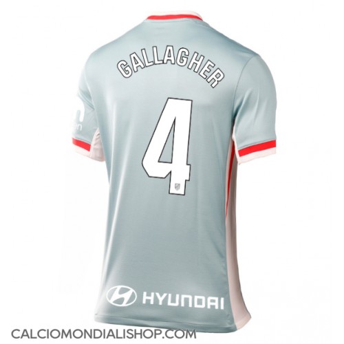 Maglie da calcio Atletico Madrid Conor Gallagher #4 Seconda Maglia Femminile 2024-25 Manica Corta